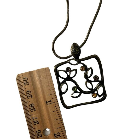 Lia Sophia Necklace Pendant Ivy League Arsty, Fairycore, Naturecore Signed - Picture 11 of 13